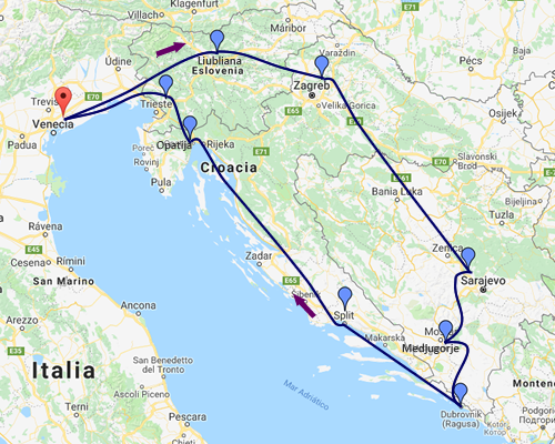 BALCANES MAPA