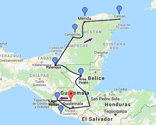 Mundo Maya MAPA