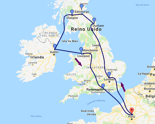 REINO UNIDO MAPA