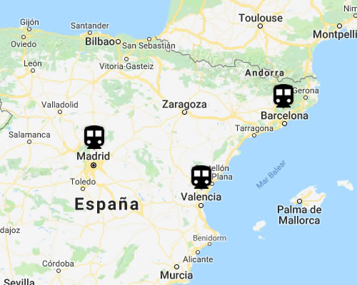 ESPAÑA FANTASTICA MAPA